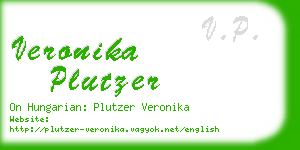 veronika plutzer business card